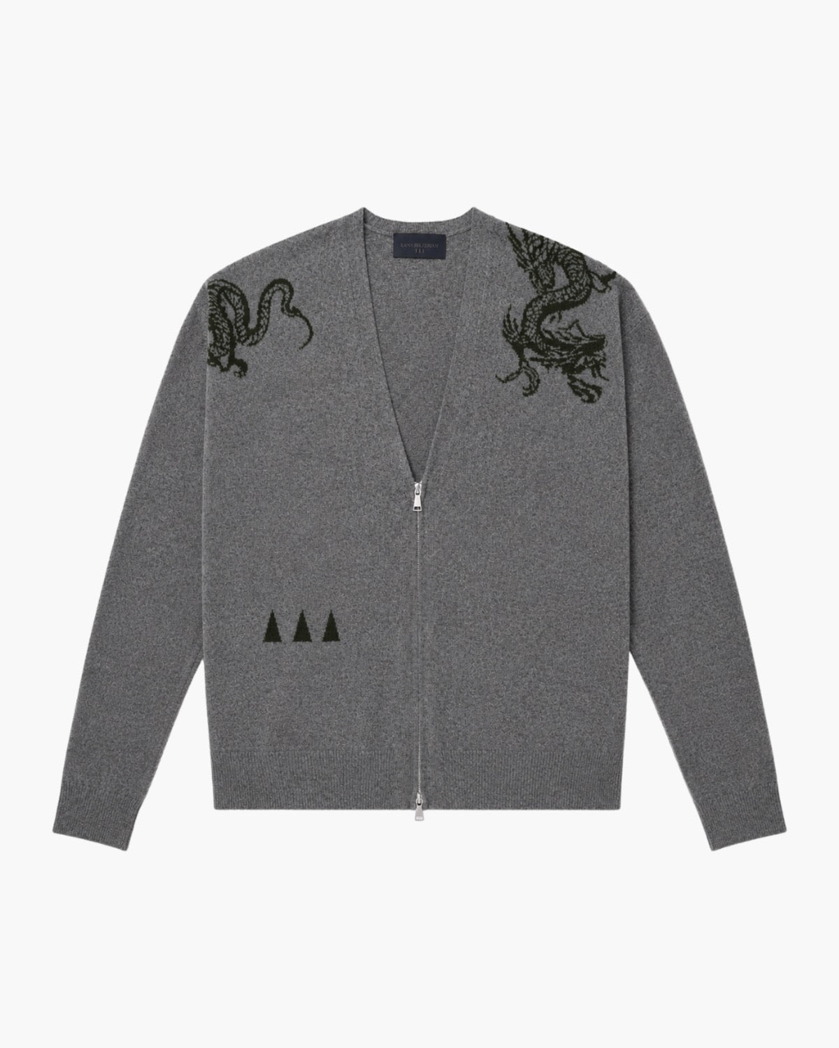 CASHMERE TATTOO HAND JACQUARD CARDIGAN FLO