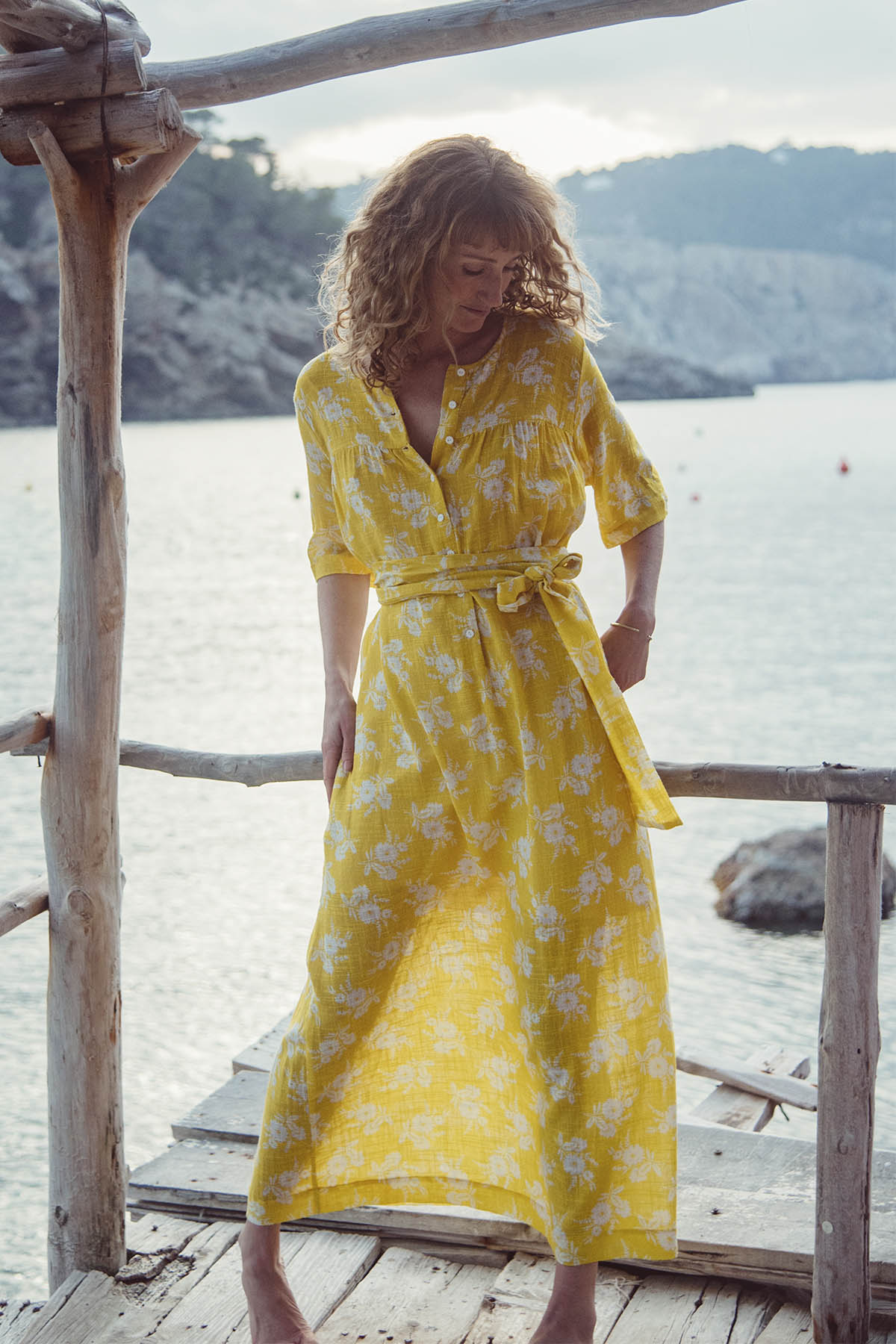 KARINE ANKLE LENGTH DRESS