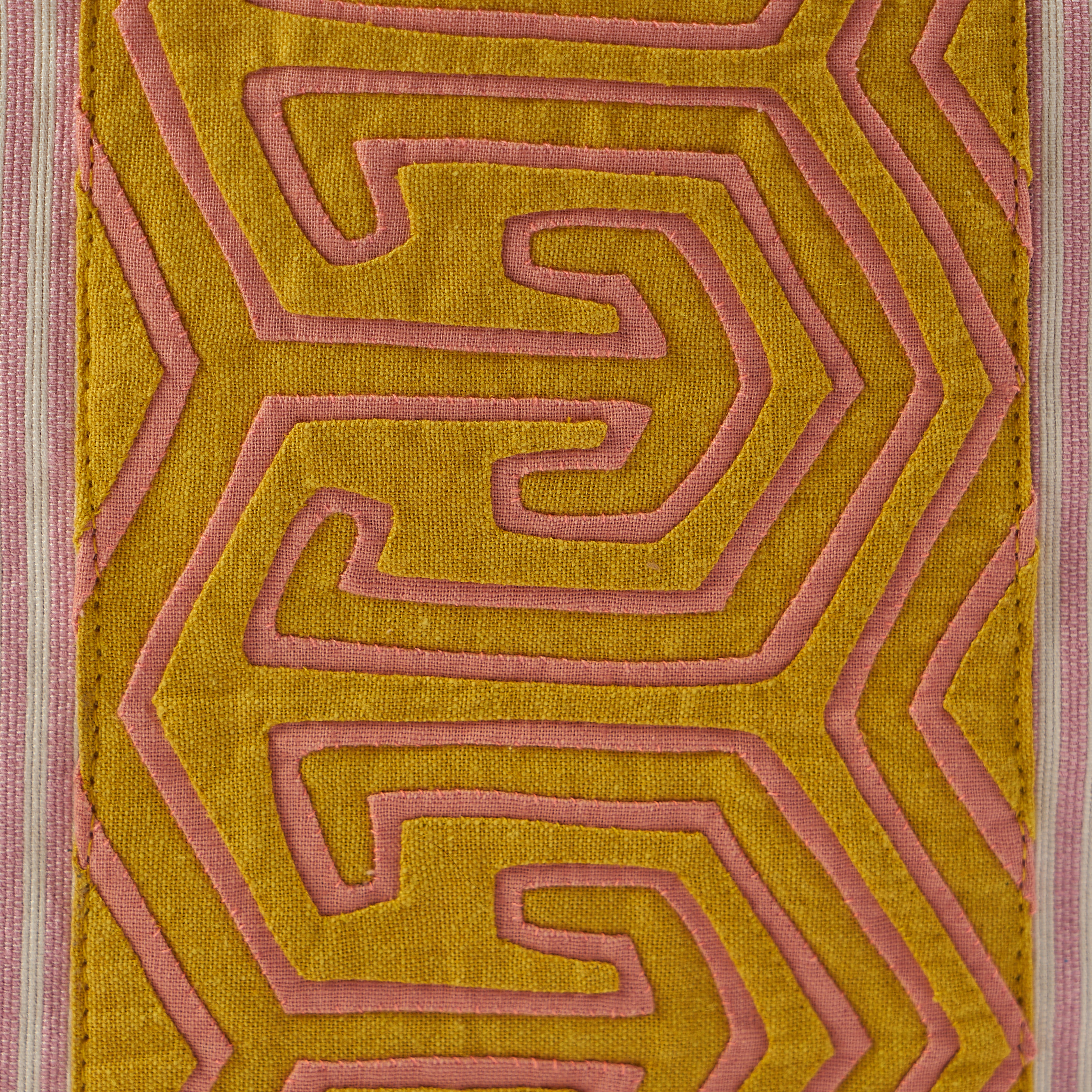 Kuna Tote - Pink/Yellow