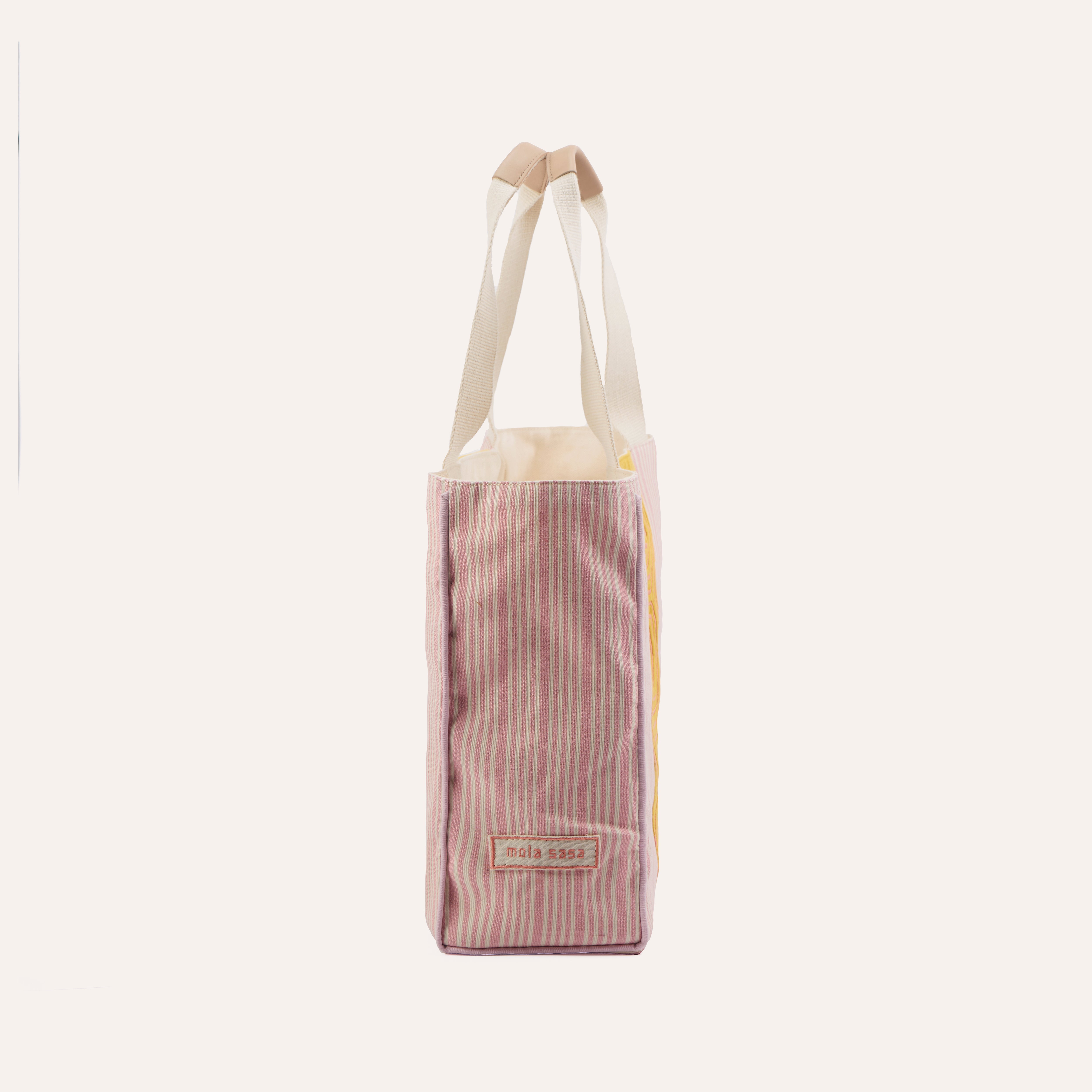 Kuna Tote - Pink/Yellow