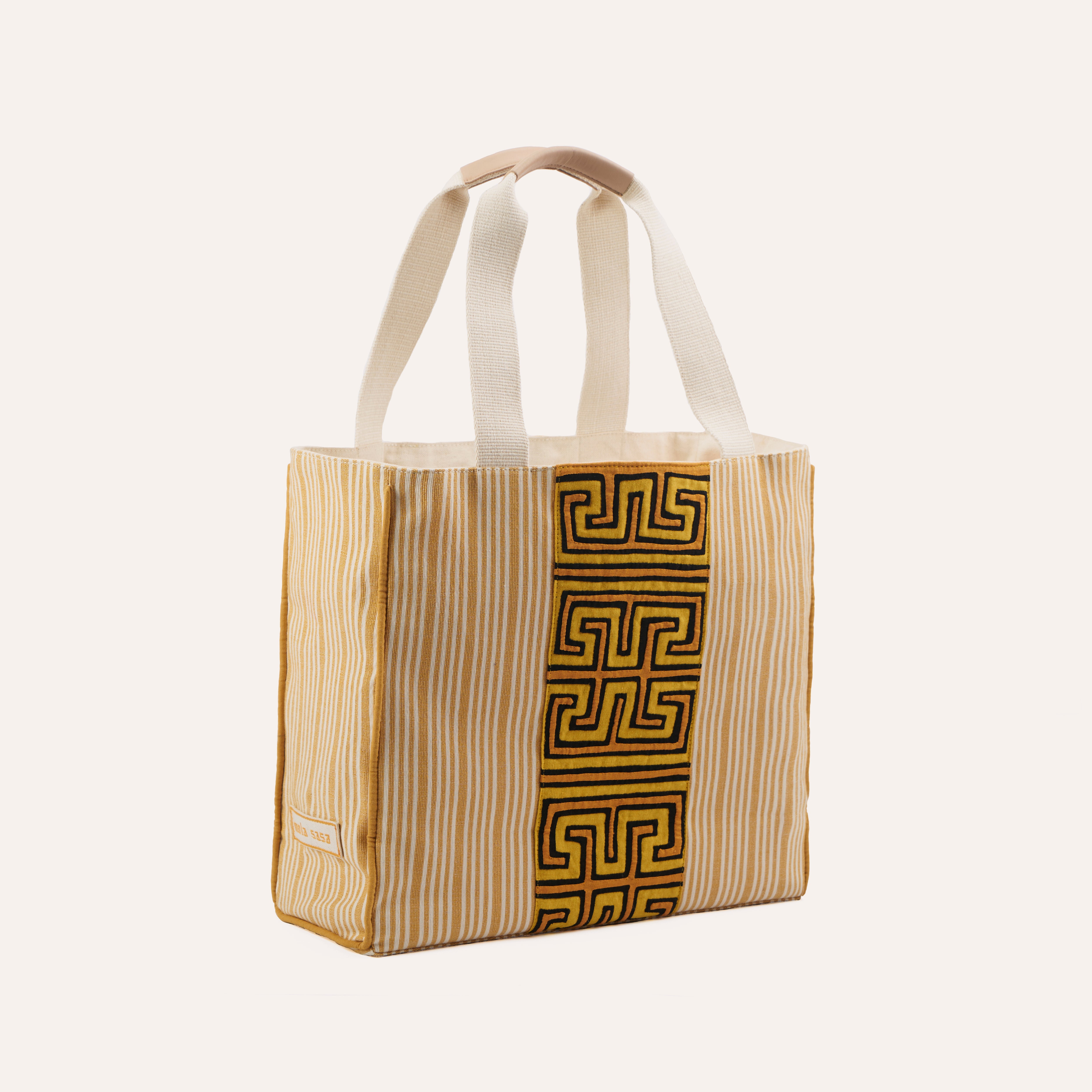 Kuna Tote - Yellow/Black