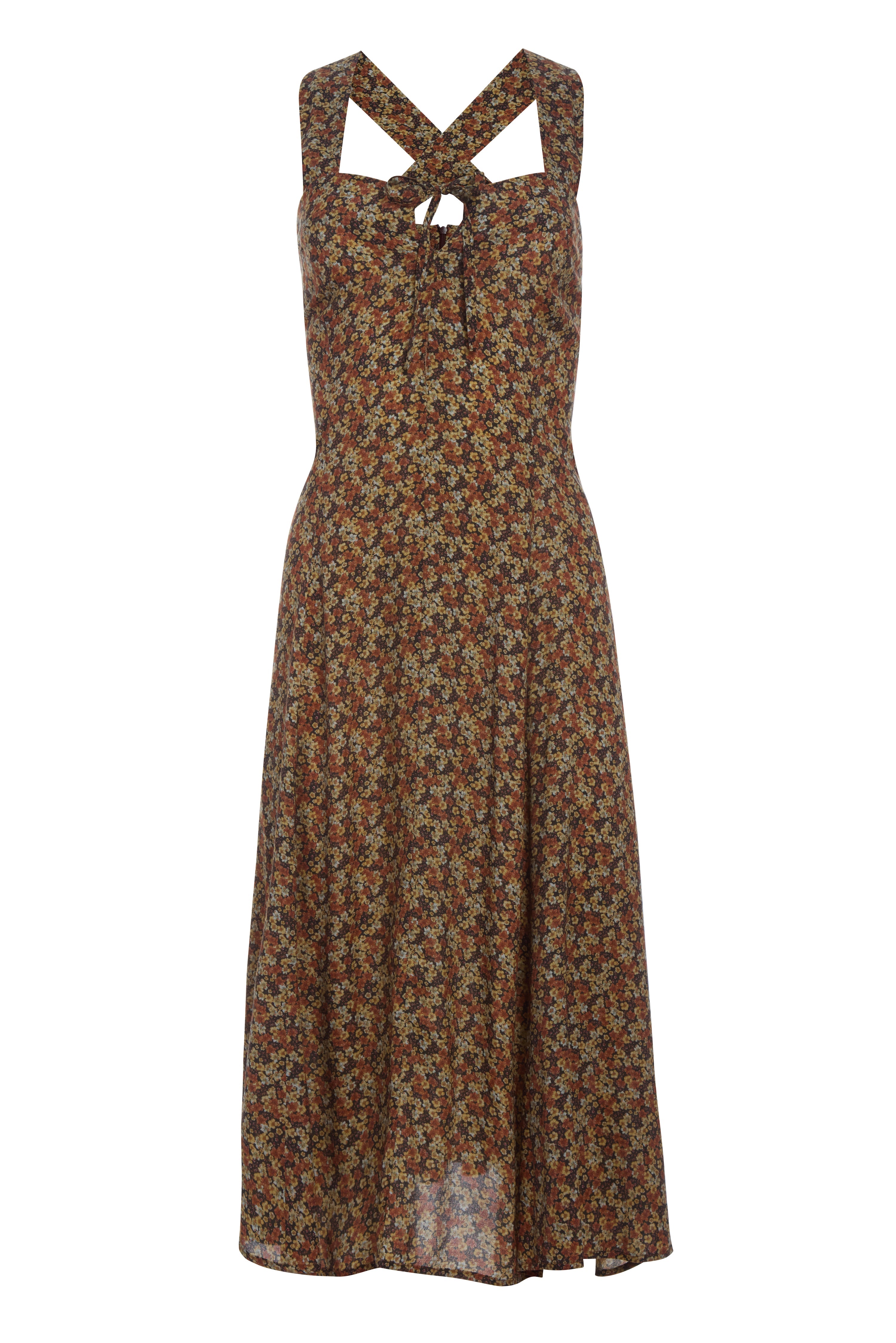 Dunton Dress - Autumn Calico