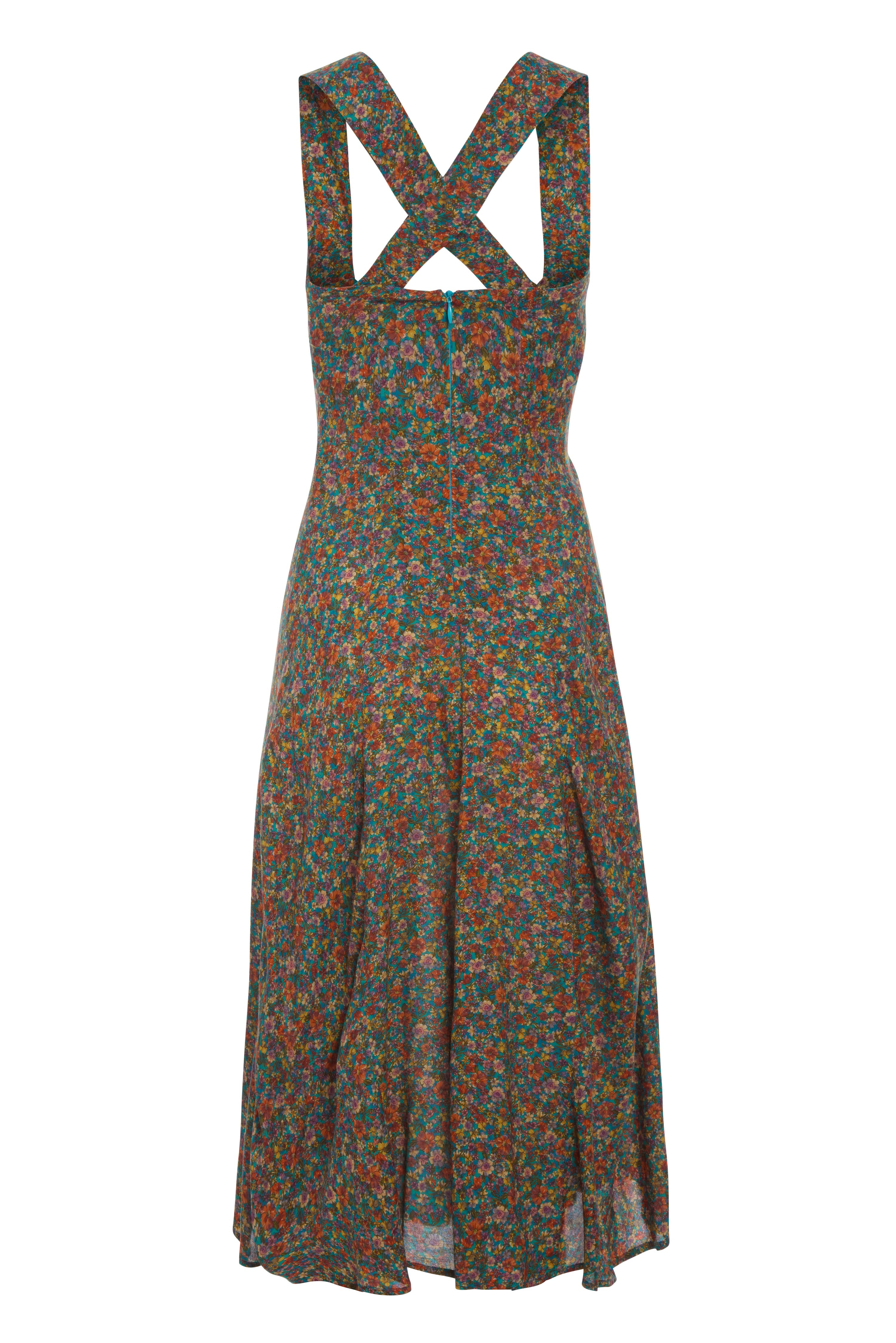 Dunton Dress - Poppy Skies