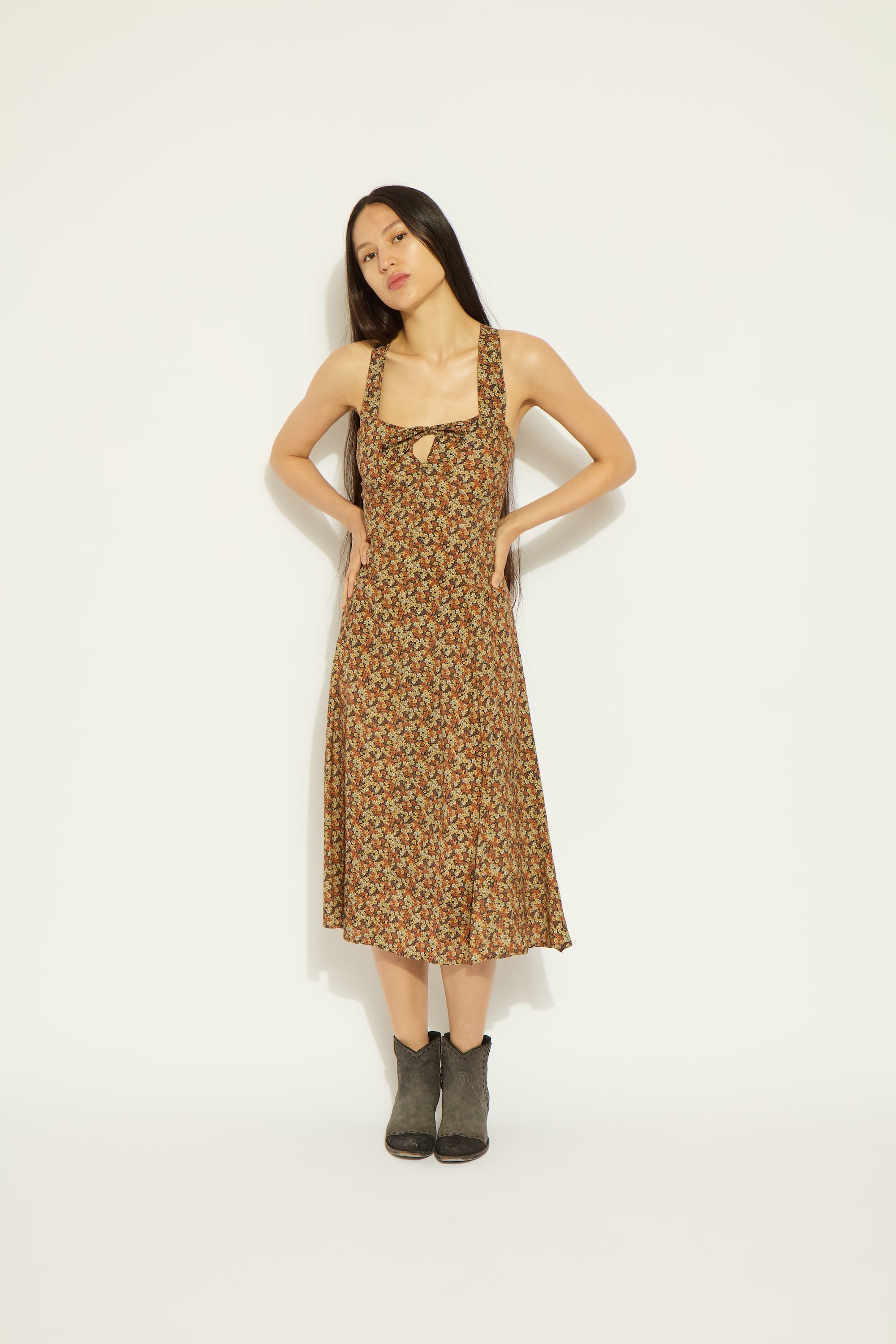Dunton Dress - Autumn Calico