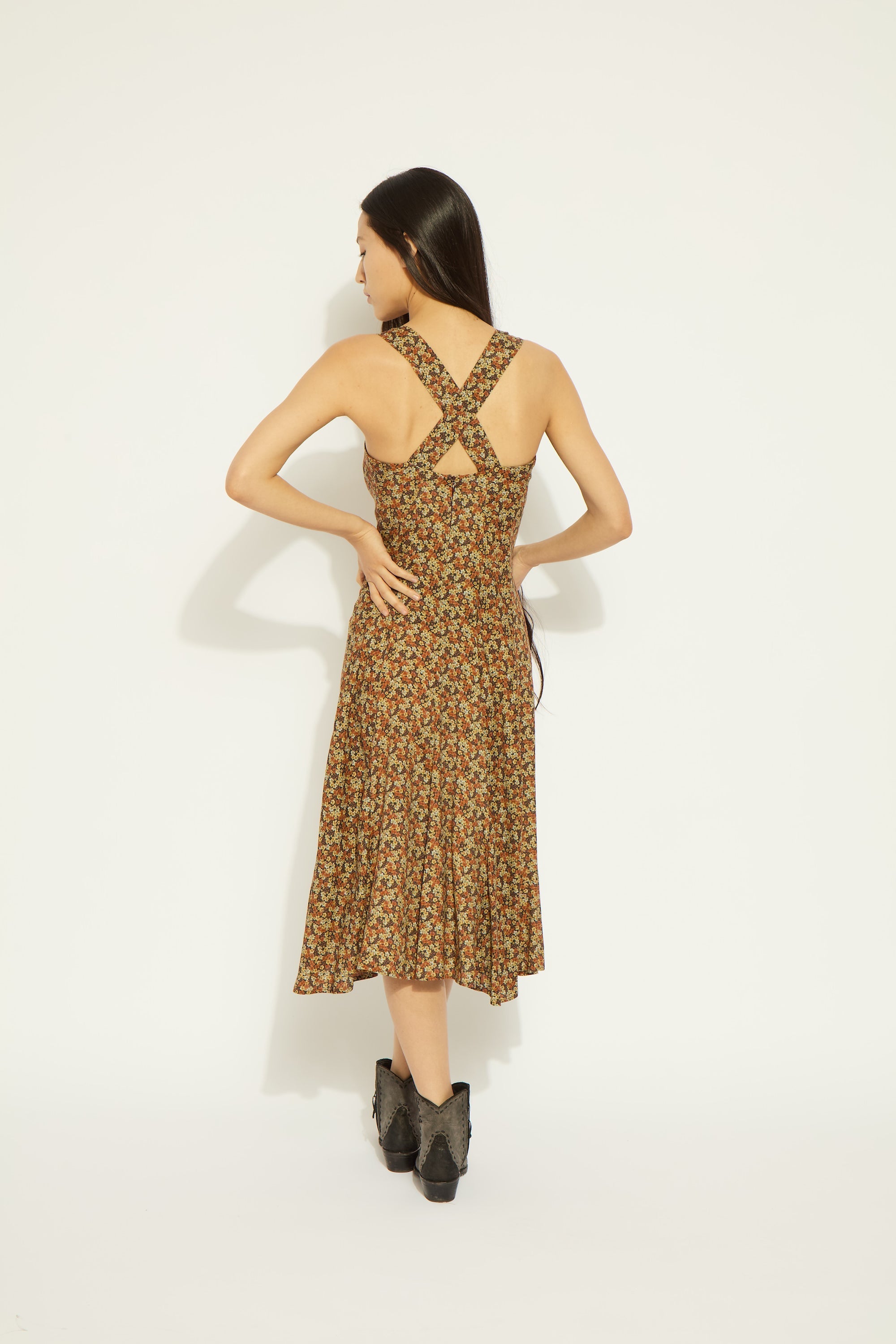 Dunton Dress - Autumn Calico
