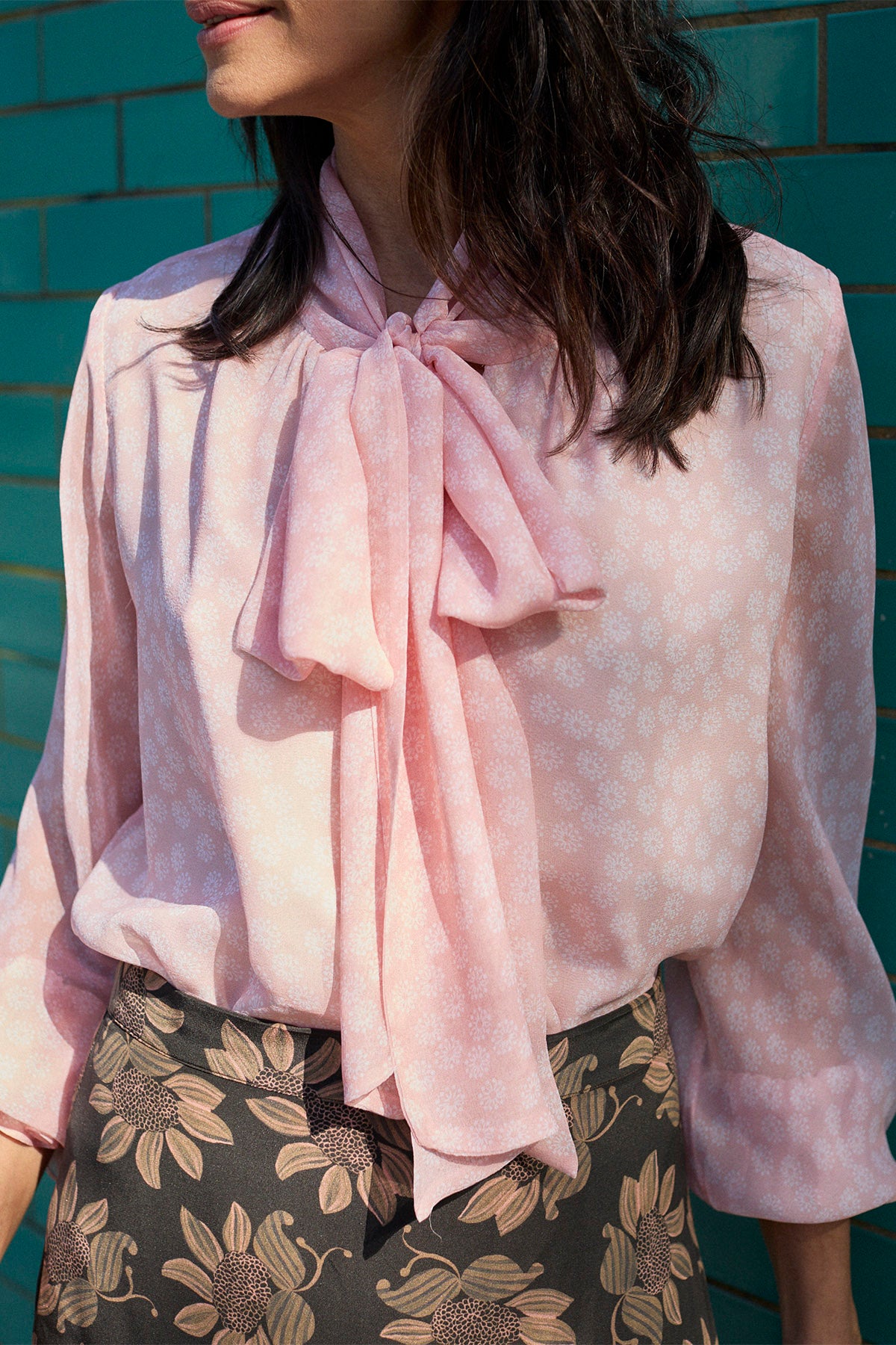 MATHILDE BLOUSE I SOPHIA NUDE