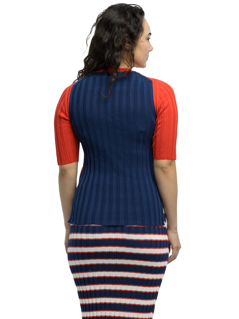 Luc Ribbed Short Sleeve Crewneck