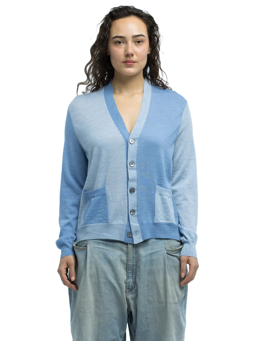 Adrian Color Blocked Cardigan