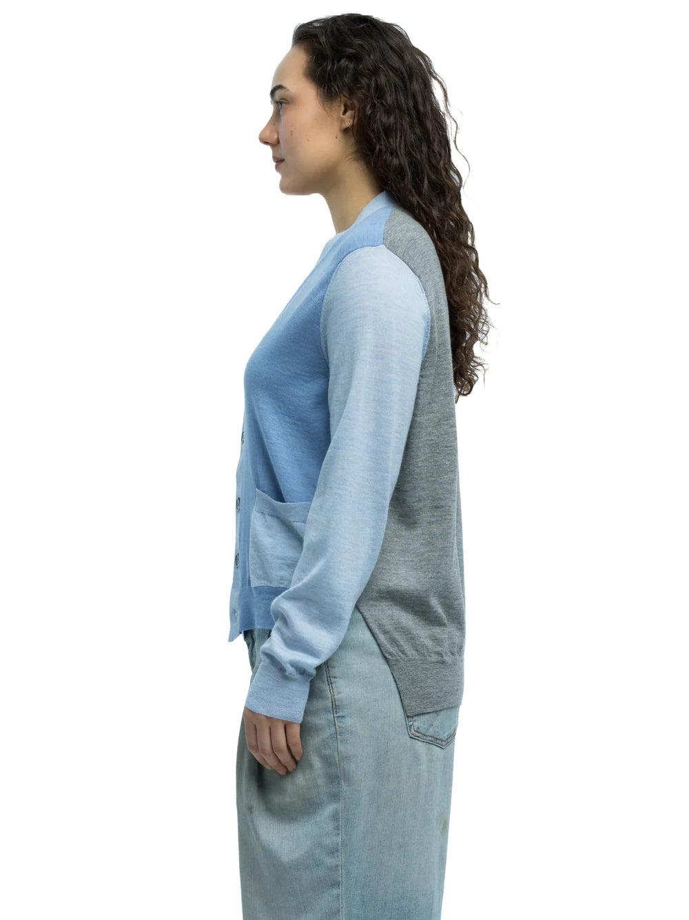 Adrian Color Blocked Cardigan