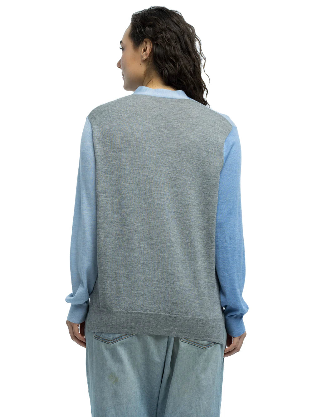 Adrian Color Blocked Cardigan