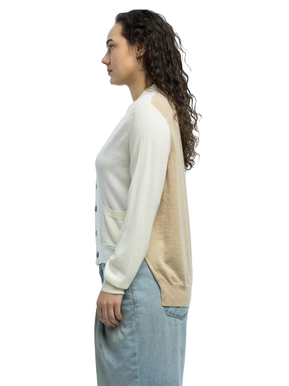 Adrian Color Blocked Cardigan