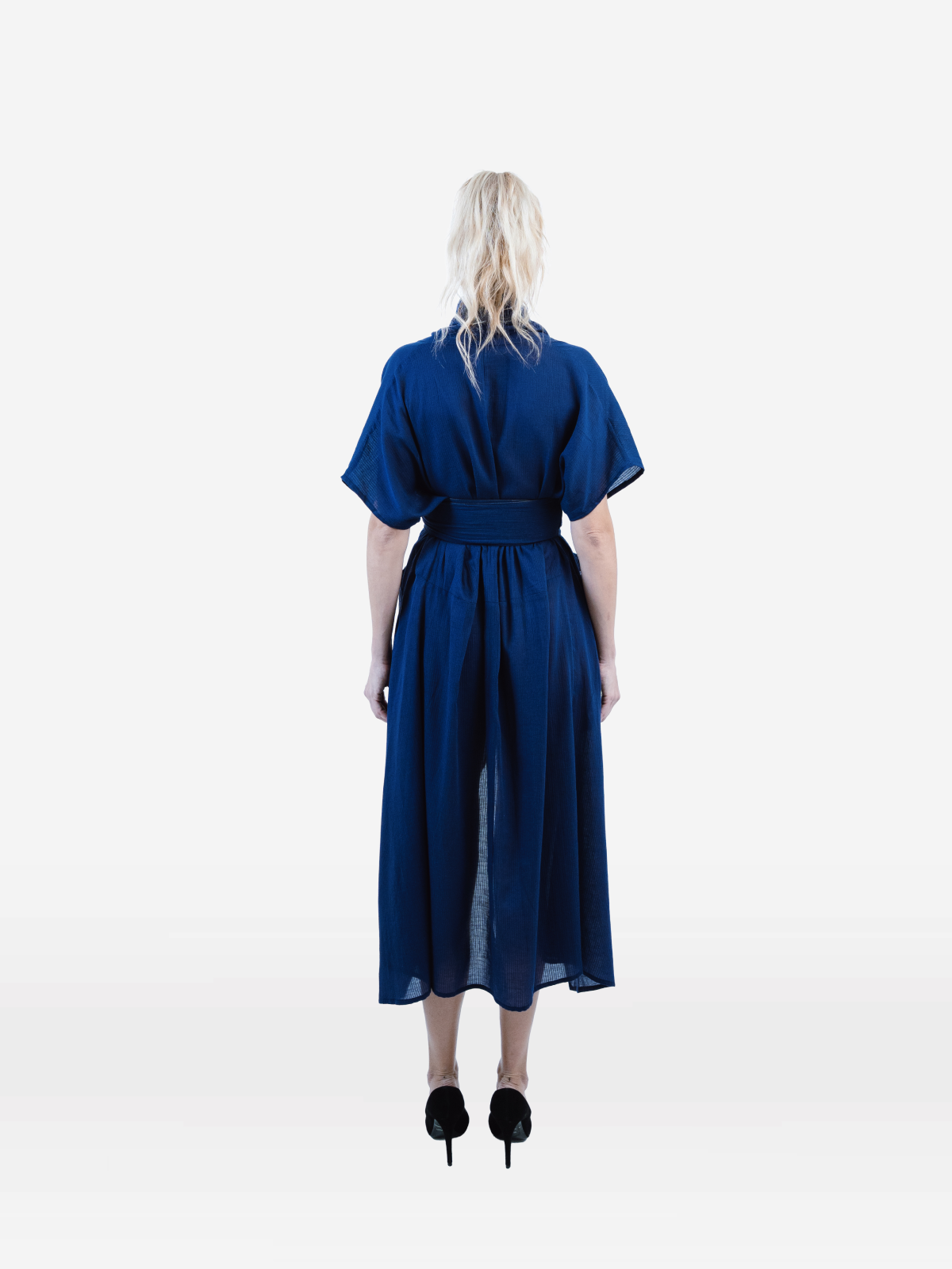 MOROCCAN KIMONO NAVY BLUE