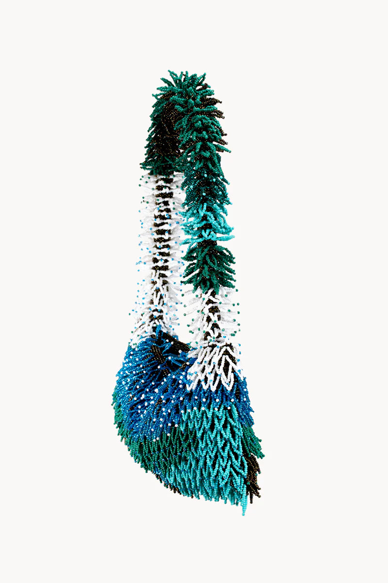 NINA BAG - GREENS, BLUES & WHITE