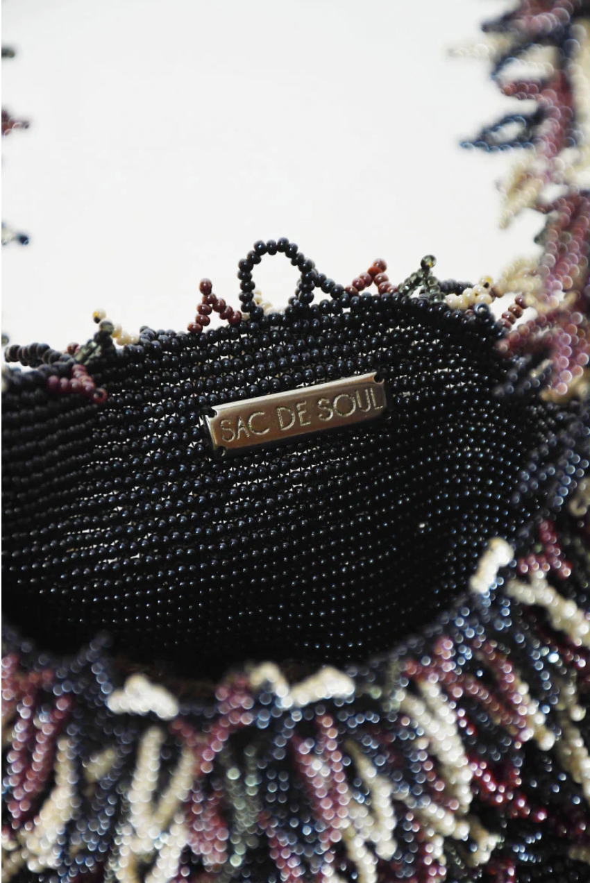 NINA BAG - GREY, GARNET, WHITE & GREY