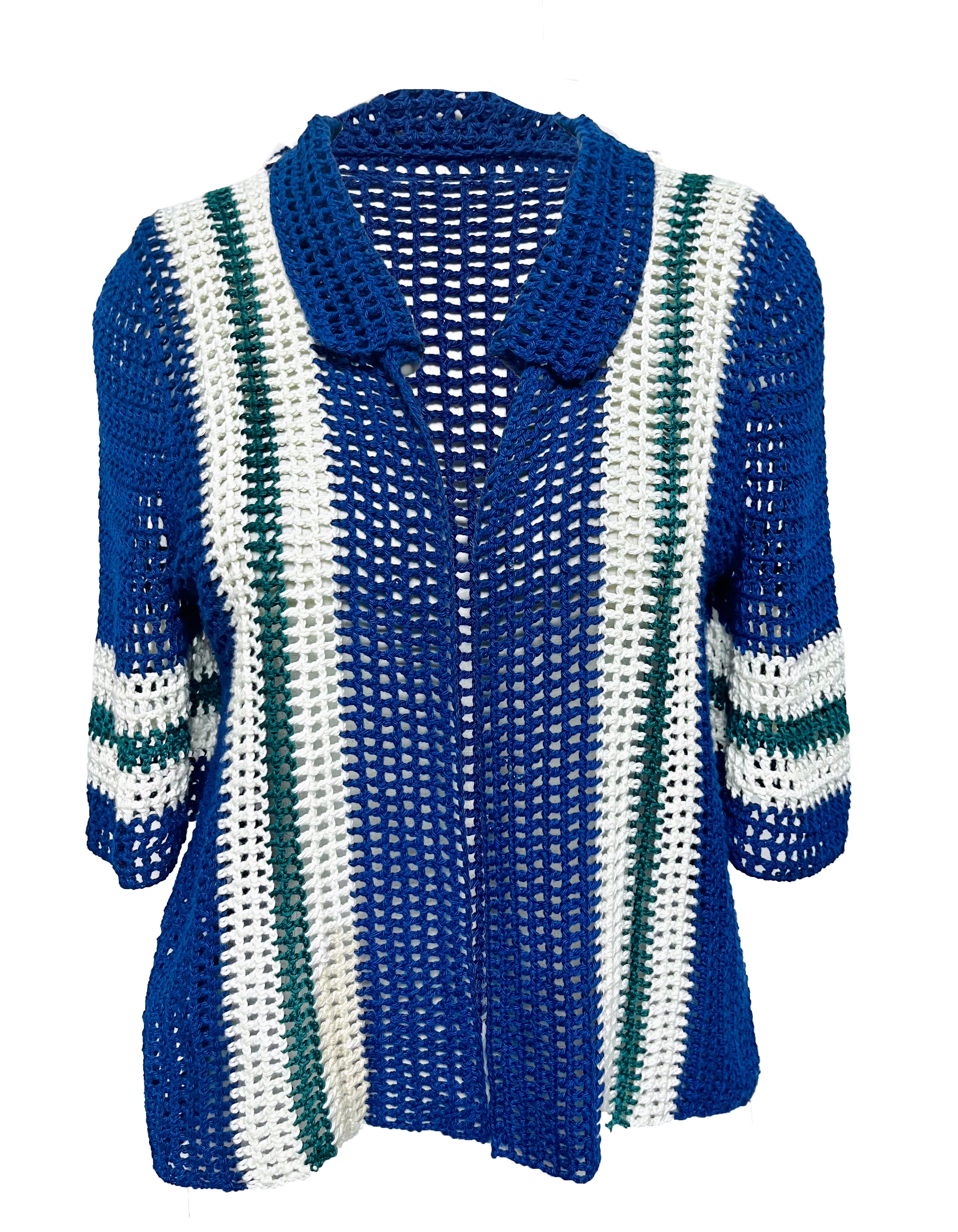 RIO SHIRT - BLUE/GREEN/BONE