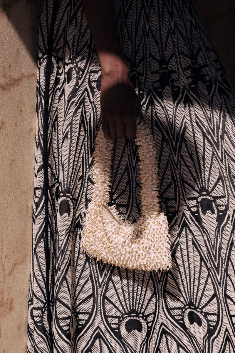 NINA BAG - CREAM & GOLD