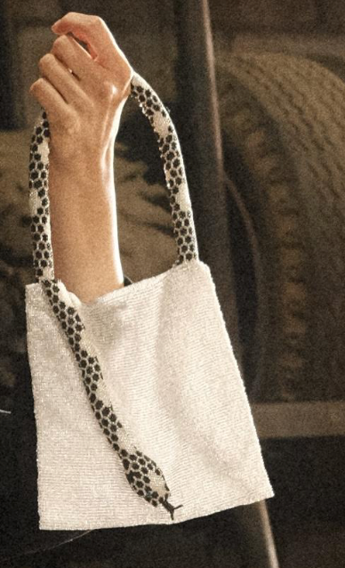 SERPENT BIG BAG - BLACK, WHITE