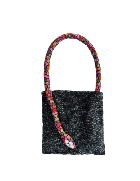 SERPENT BIG BAG - BLACK, PINK, GREEN