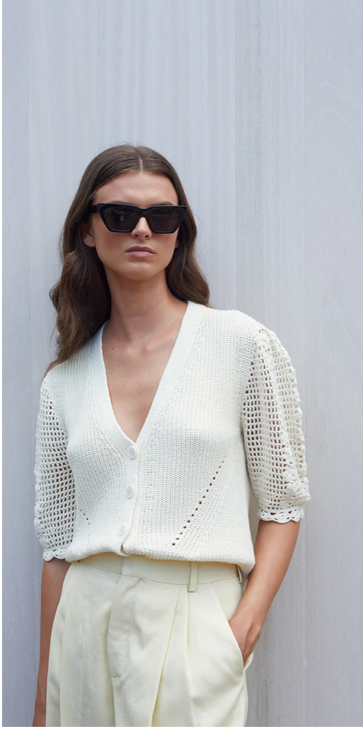SHIRA CARDI I IVORY