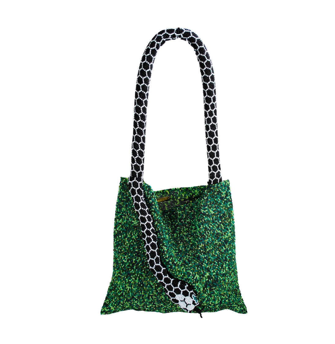SMALL SERPENT IN GREEN & BLACK