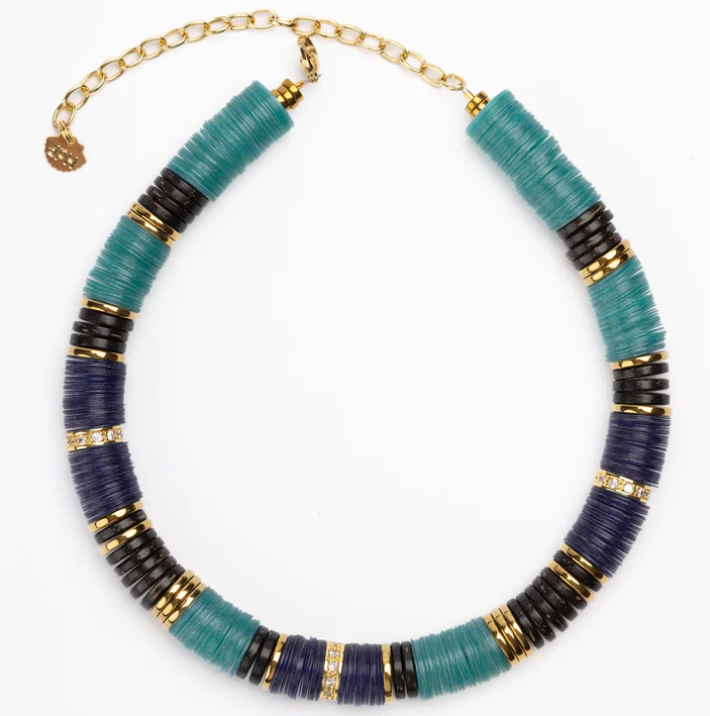 JAIPUR CYAN BLUE BROWN COCO
