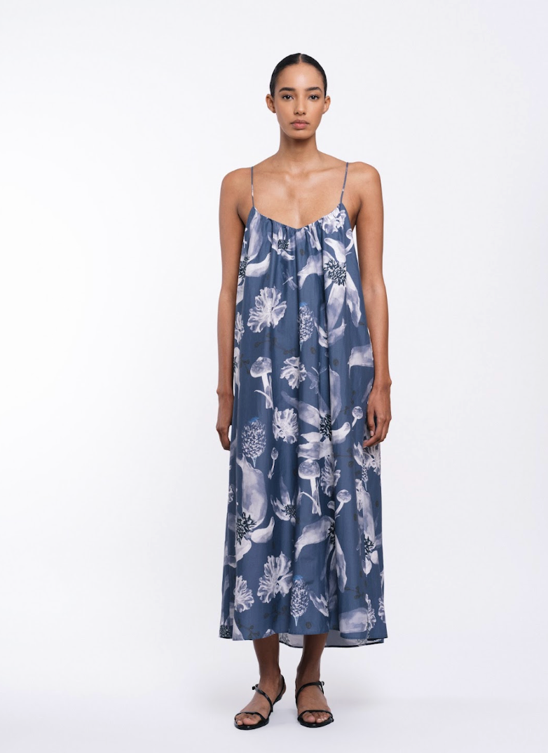 CARLA DRESS - BLUE