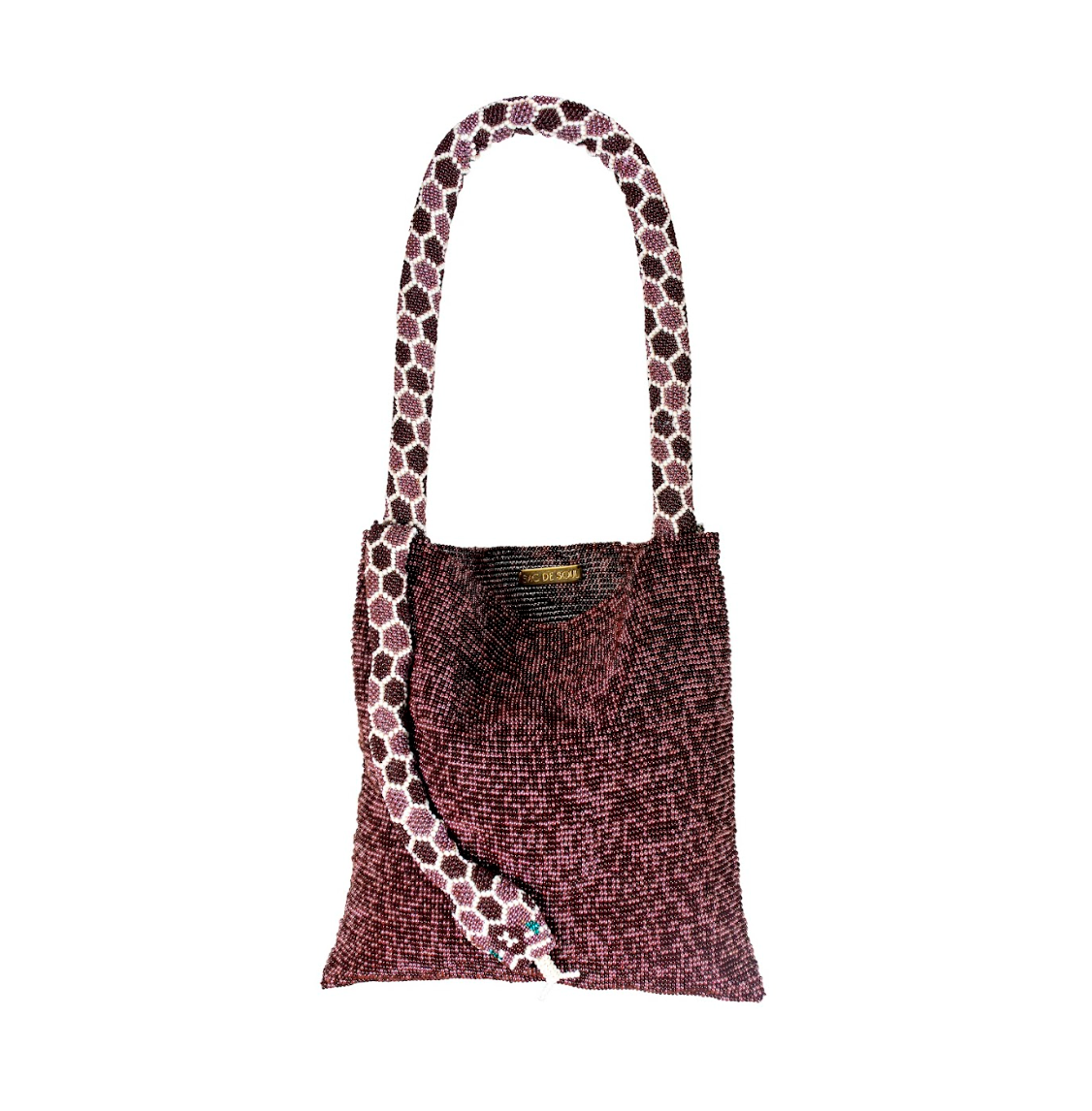 SERPENT - BURGUNDY & CREAM