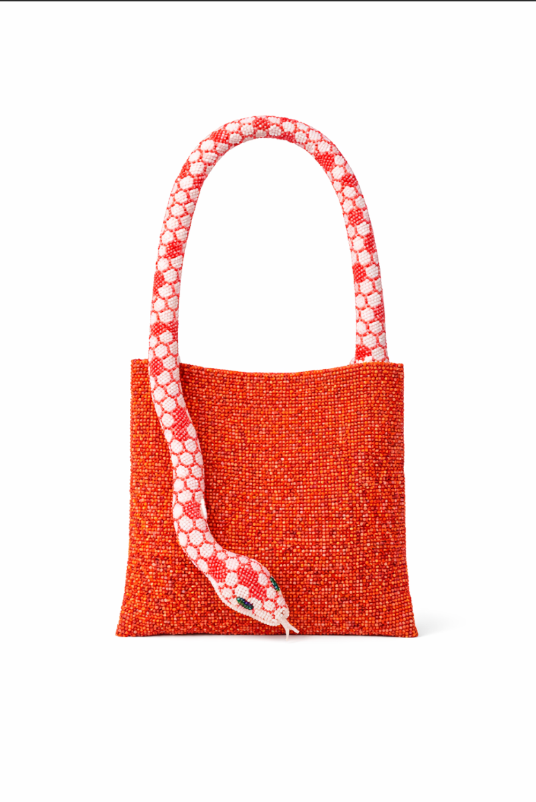 SERPENT - ORANGE & WHITE