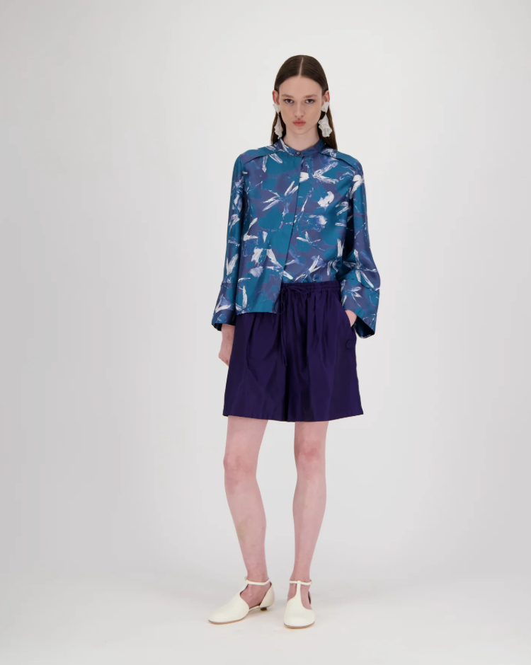 AURORA SHIRT-blue depths
