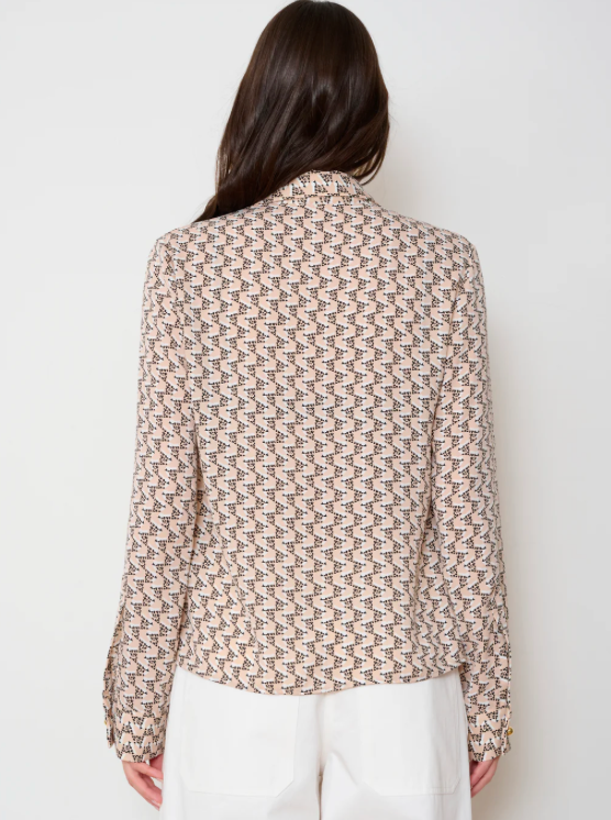 THE ACADEMY BLOUSE II - BLUSH MULTI