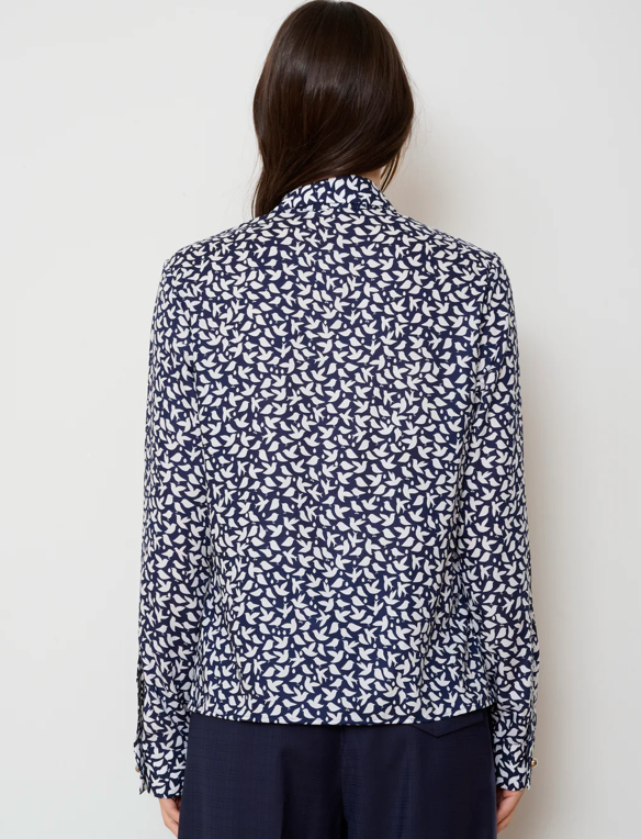 THE ACADEMY BLOUSE II - MIDNIGHT MULTI