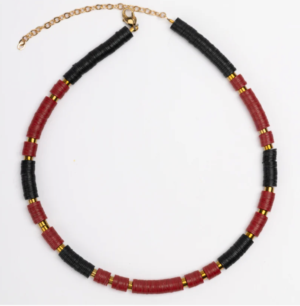 JAIPUR PICCOLO NERO/ROSSO UNA