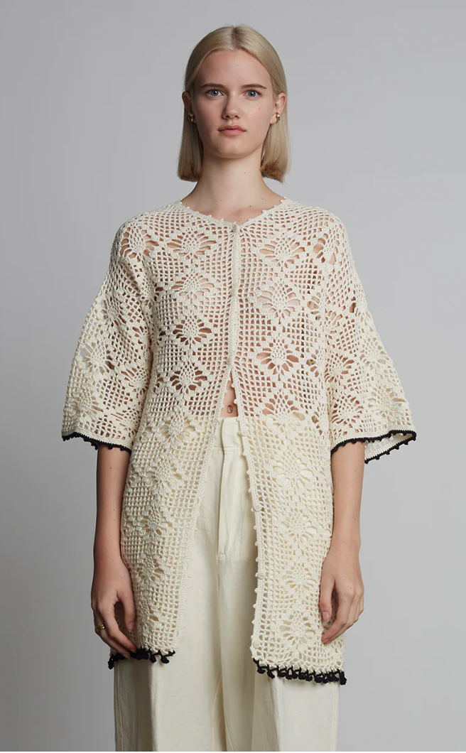 VIOLET CROCHET COVER UP