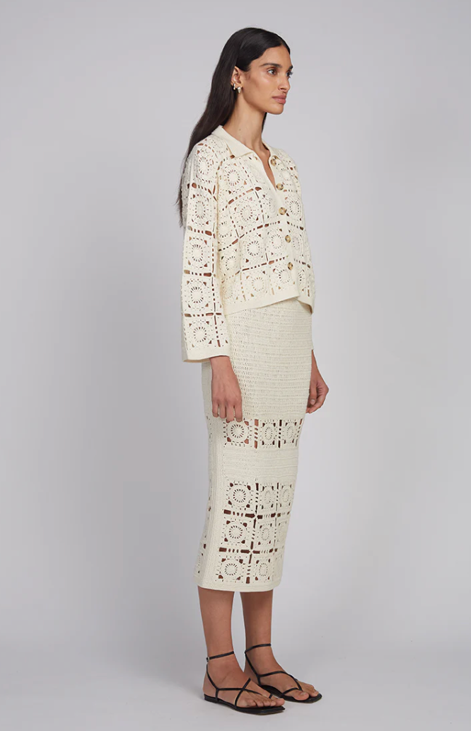 TASHA CROP CROCHET JACKET