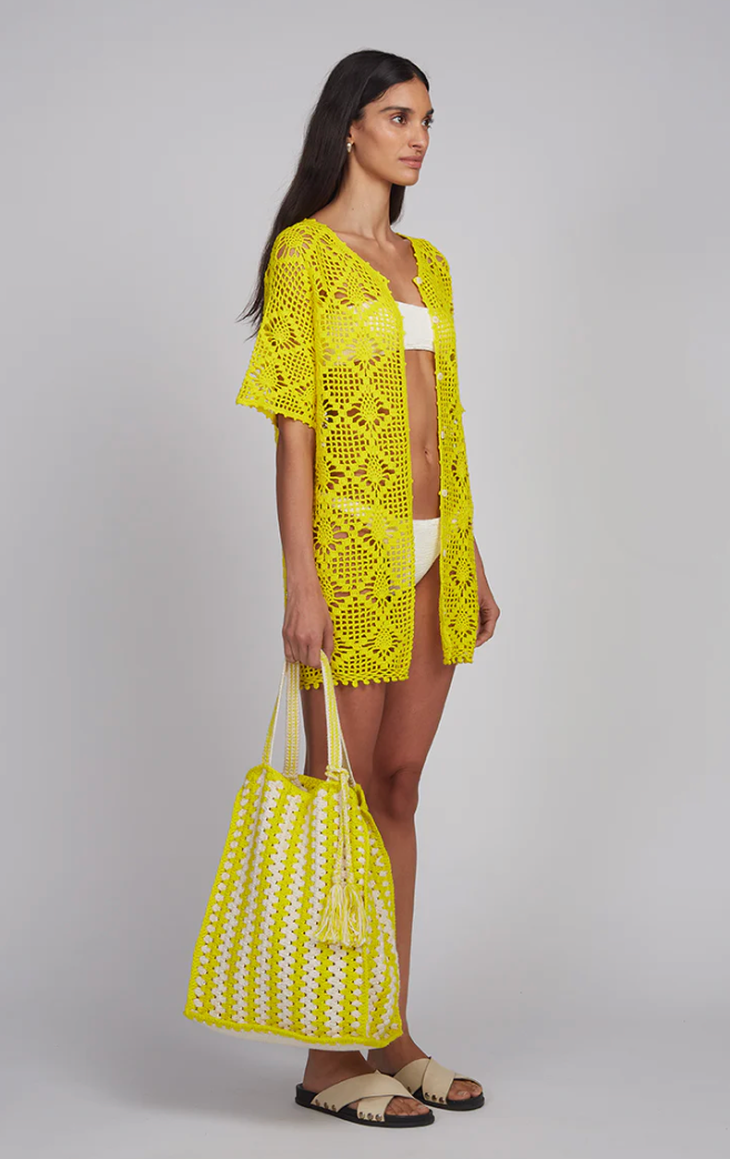 VIOLET CROCHET COVER-UP