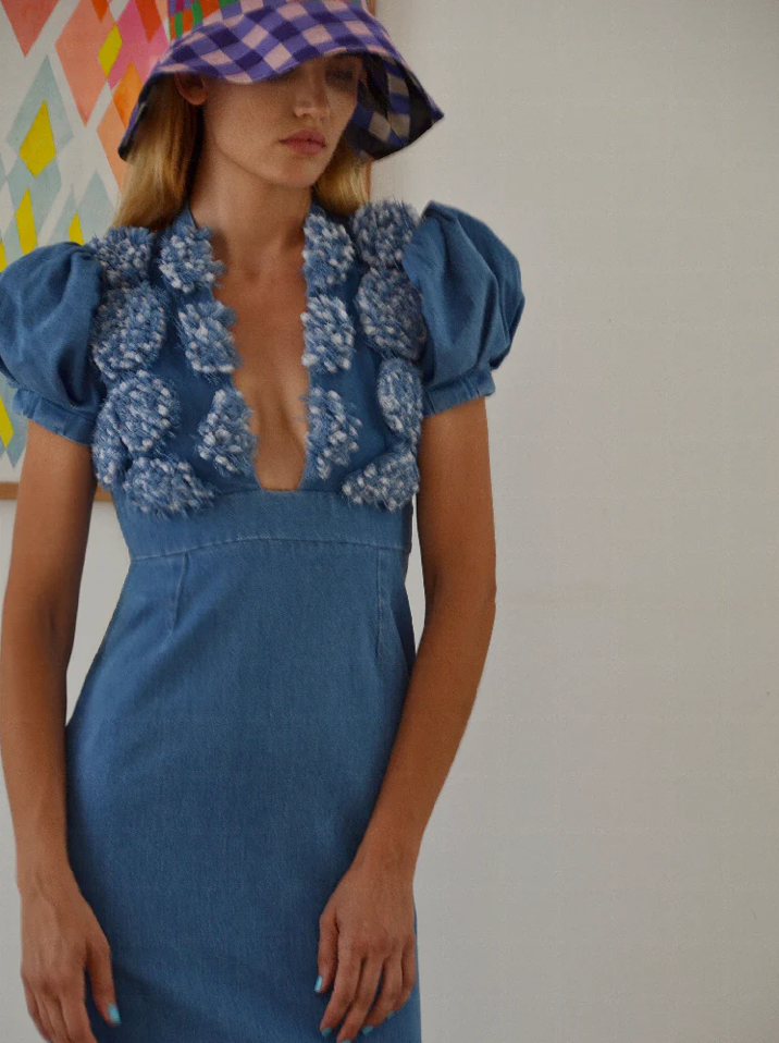 MOROCCAN DENIM DRESS