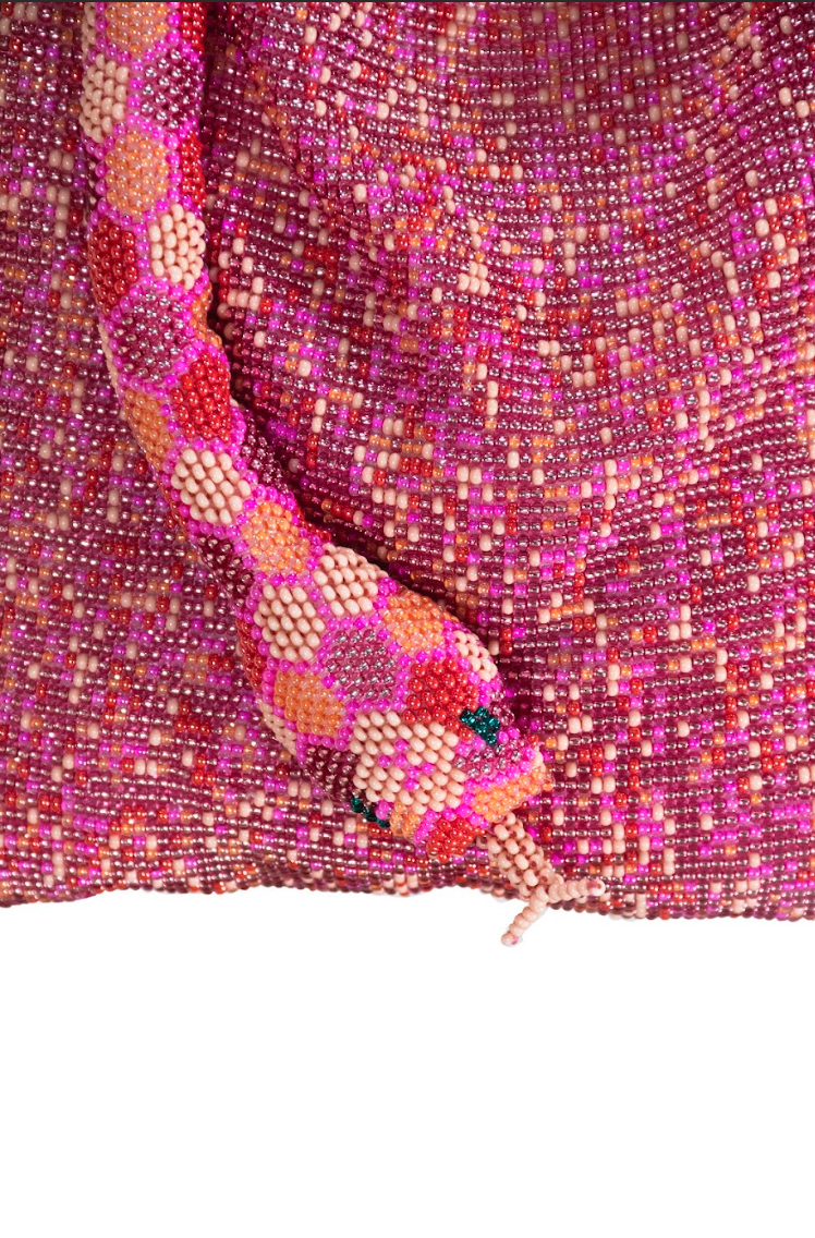 LARGE SERPENT IN ALL PINK