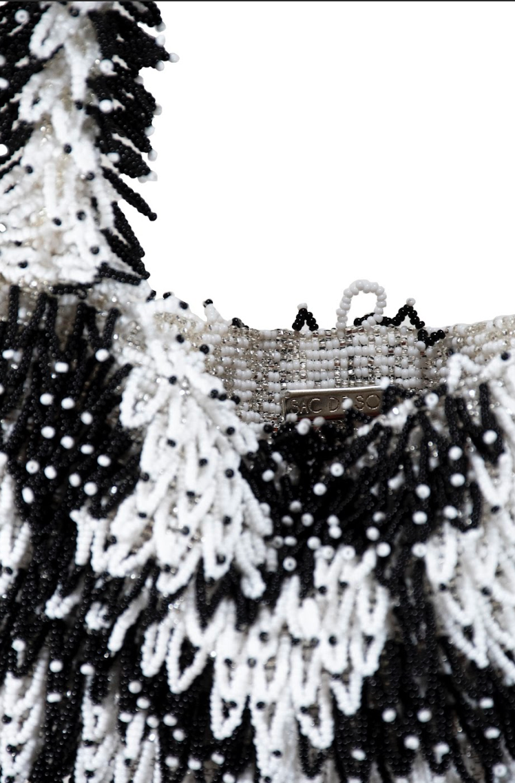 NINA BAG - WHITE & BLACK