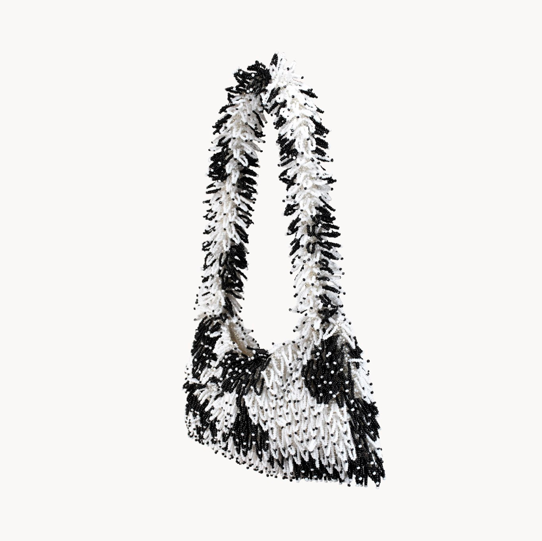NINA BAG - WHITE & BLACK