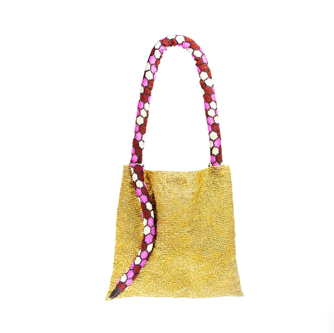 SERPENT - GOLD PINK AND WHITE