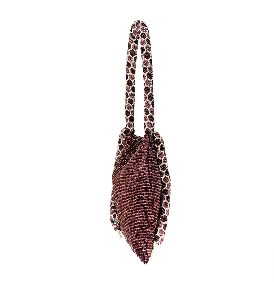 SERPENT - BURGUNDY & CREAM