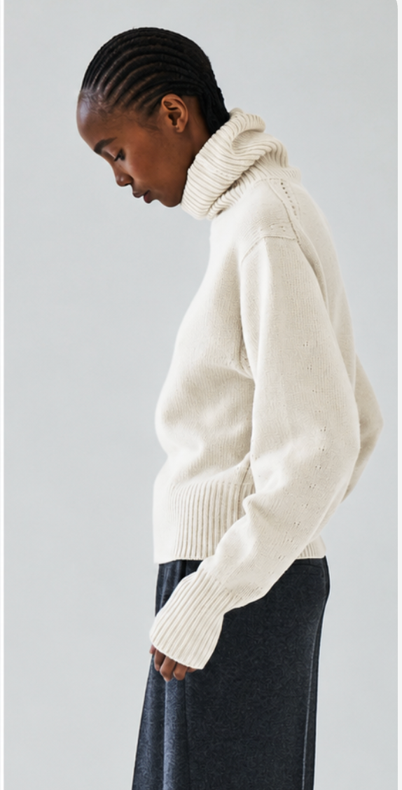 KENNEDY TURTLENECK - Ivory