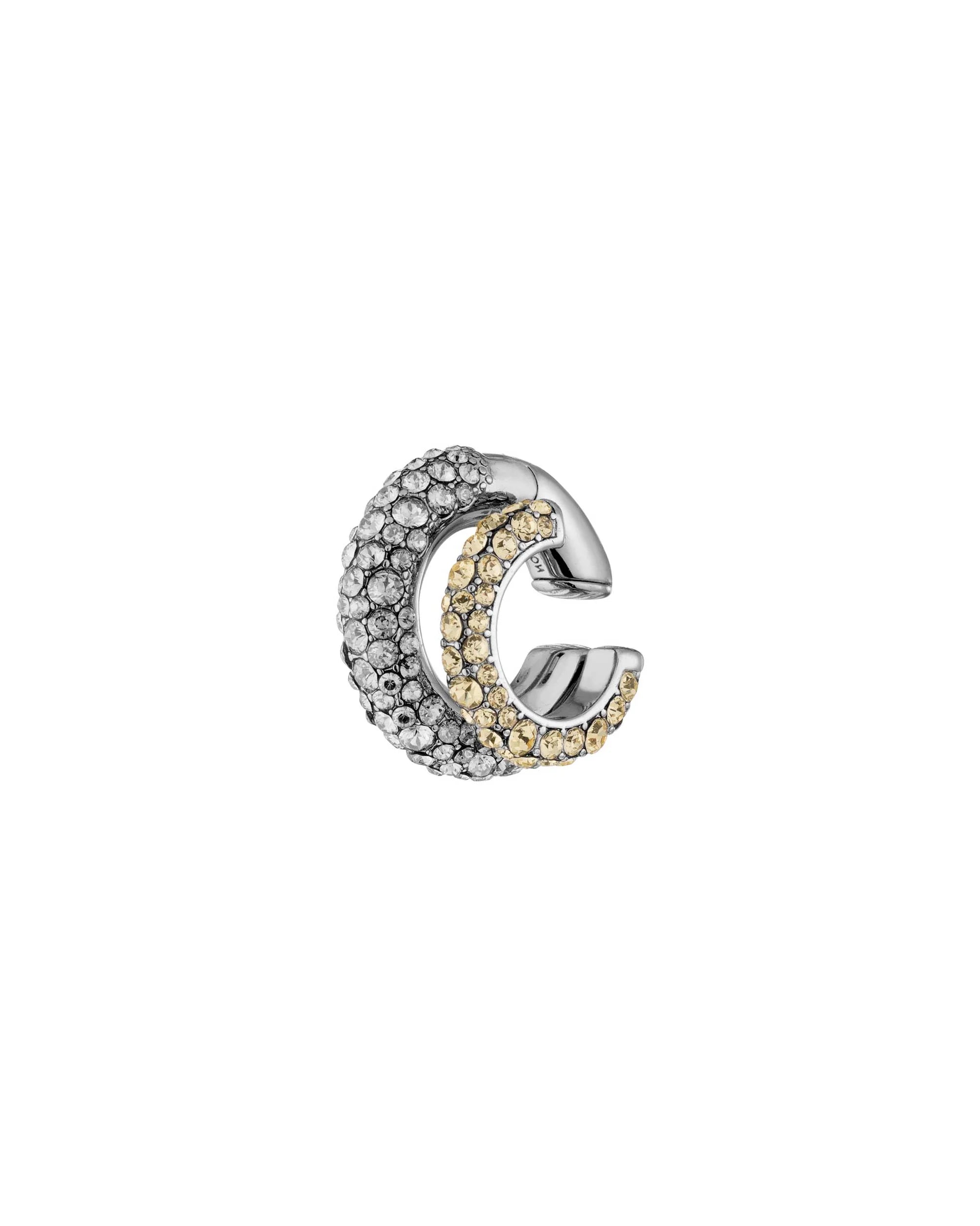 VIDA PAVE 2 TONE EAR CUFF