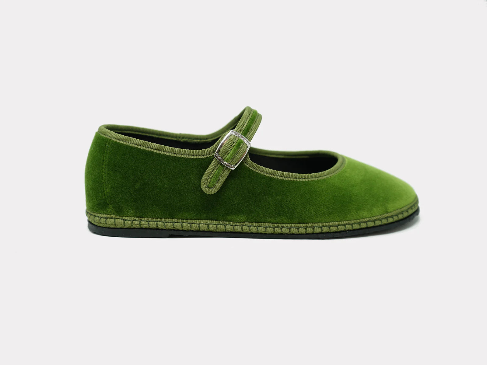 Furlane: Mary Jane Slippers - Sage
