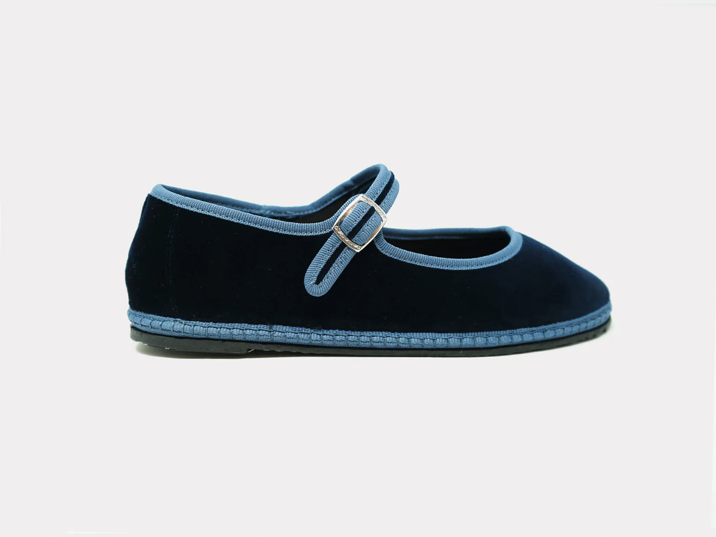 Furlane: Mary Jane Slippers - Navy