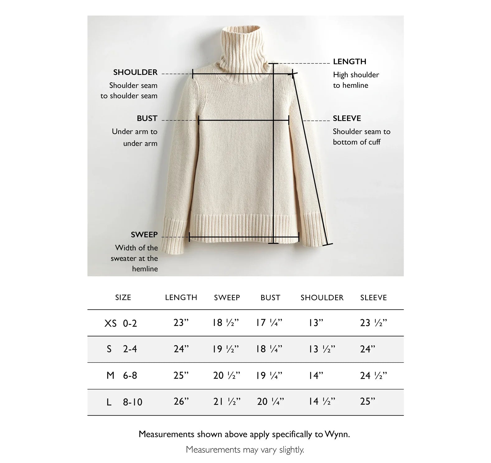 The Wynn Stripe Cotton Turtleneck