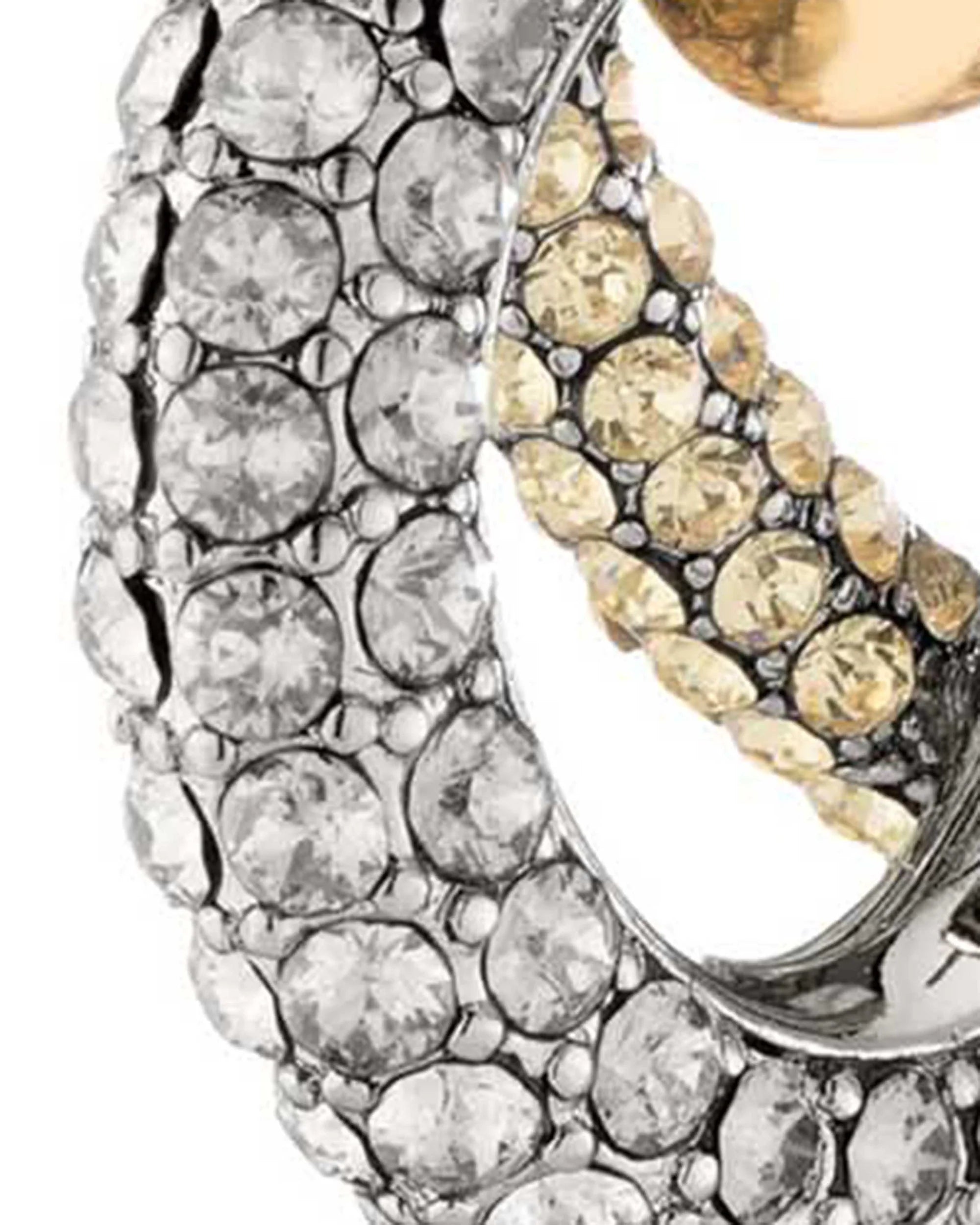 VIDA PAVE 2 TONE EAR CUFF