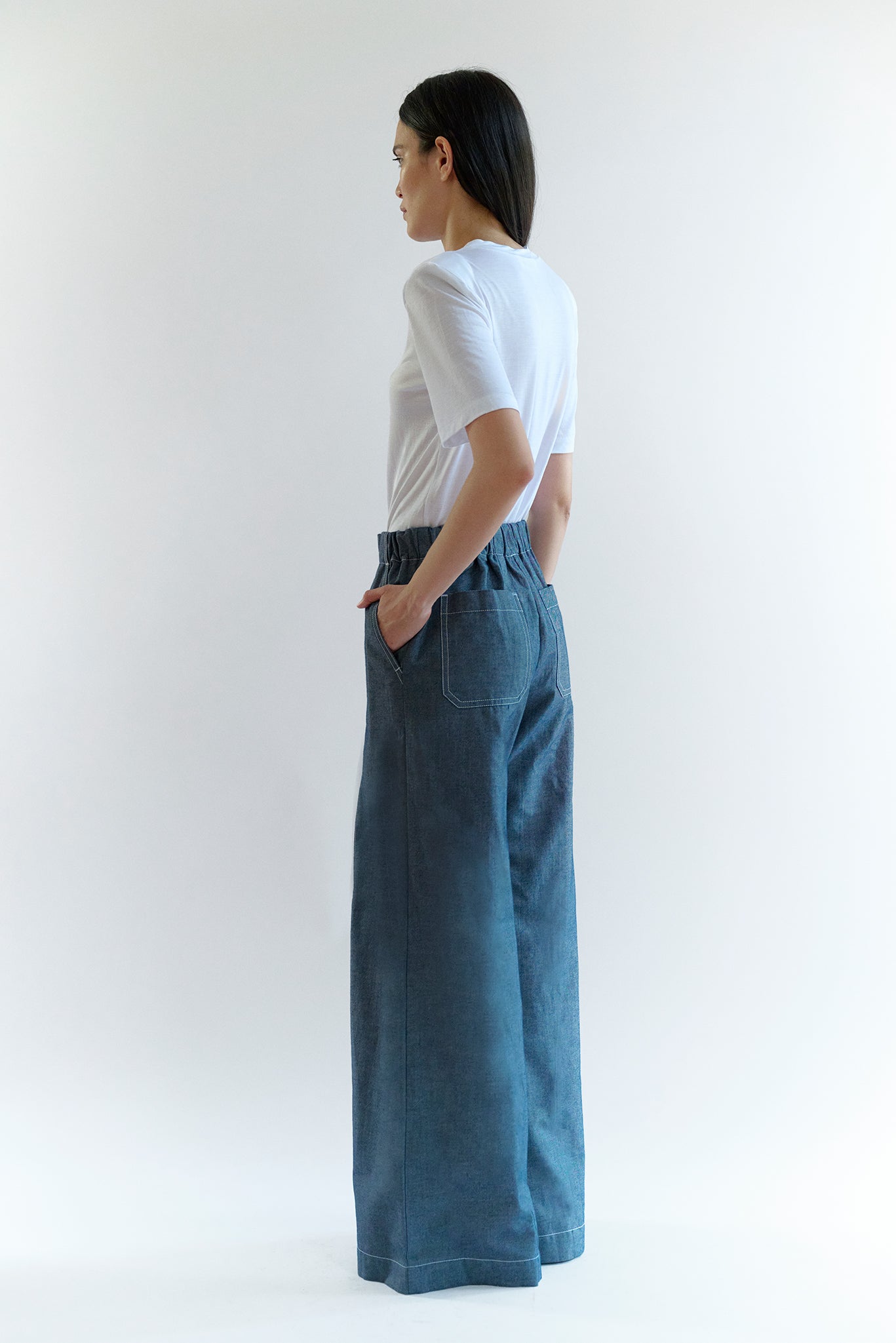 Stella Japanese Denim Trouser - Indigo