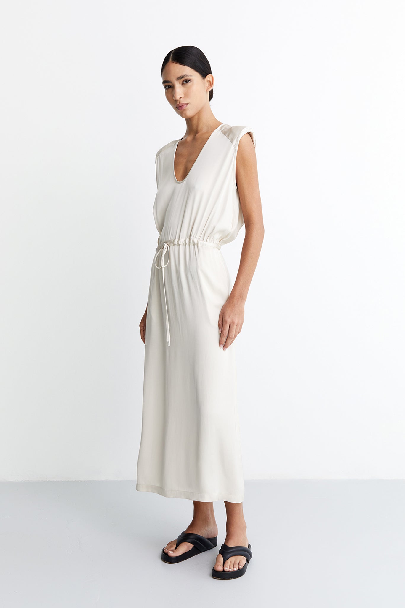 Sabrina Vegan Silk Dress Large