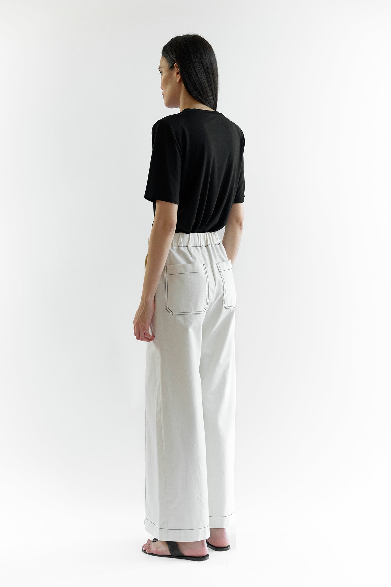 Stella Japanese Denim Trouser - Ivory